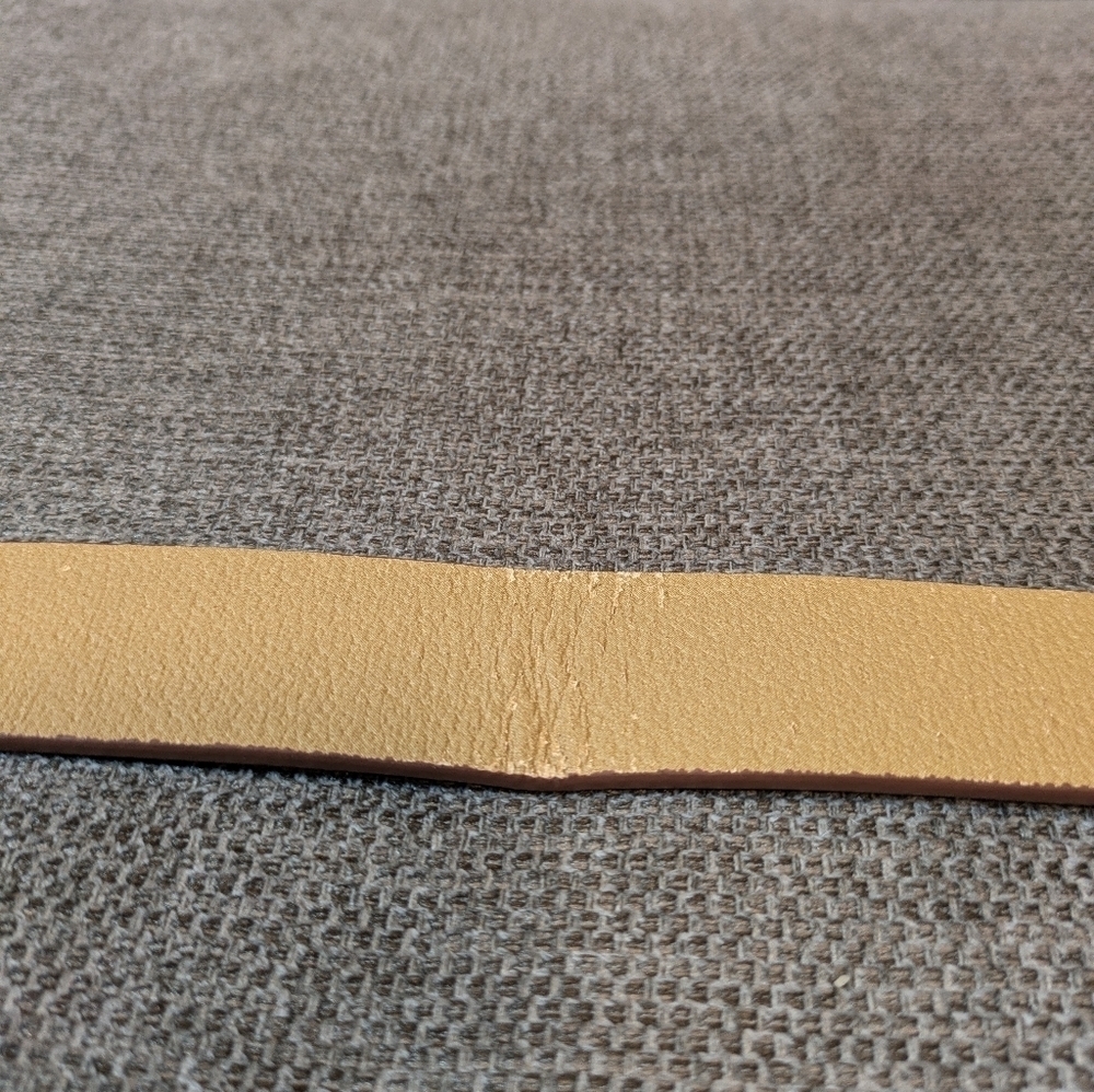 No brand belt faux leather color brown - Picture 5 of 7